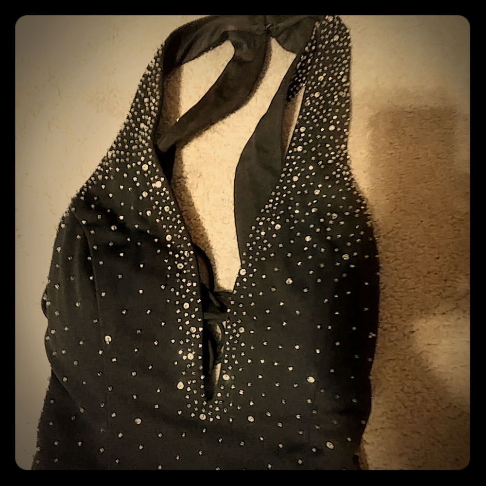 Black formal dress